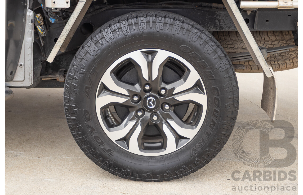 01/2017 Mazda BT-50 XTR (4x4) MY16 Dual Cab Utility Silver Turbo Diesel 3.2L