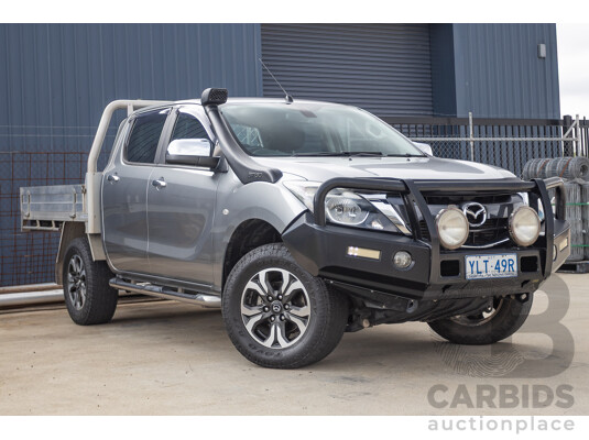 01/2017 Mazda BT-50 XTR (4x4) MY16 Dual Cab Utility Silver Turbo Diesel 3.2L