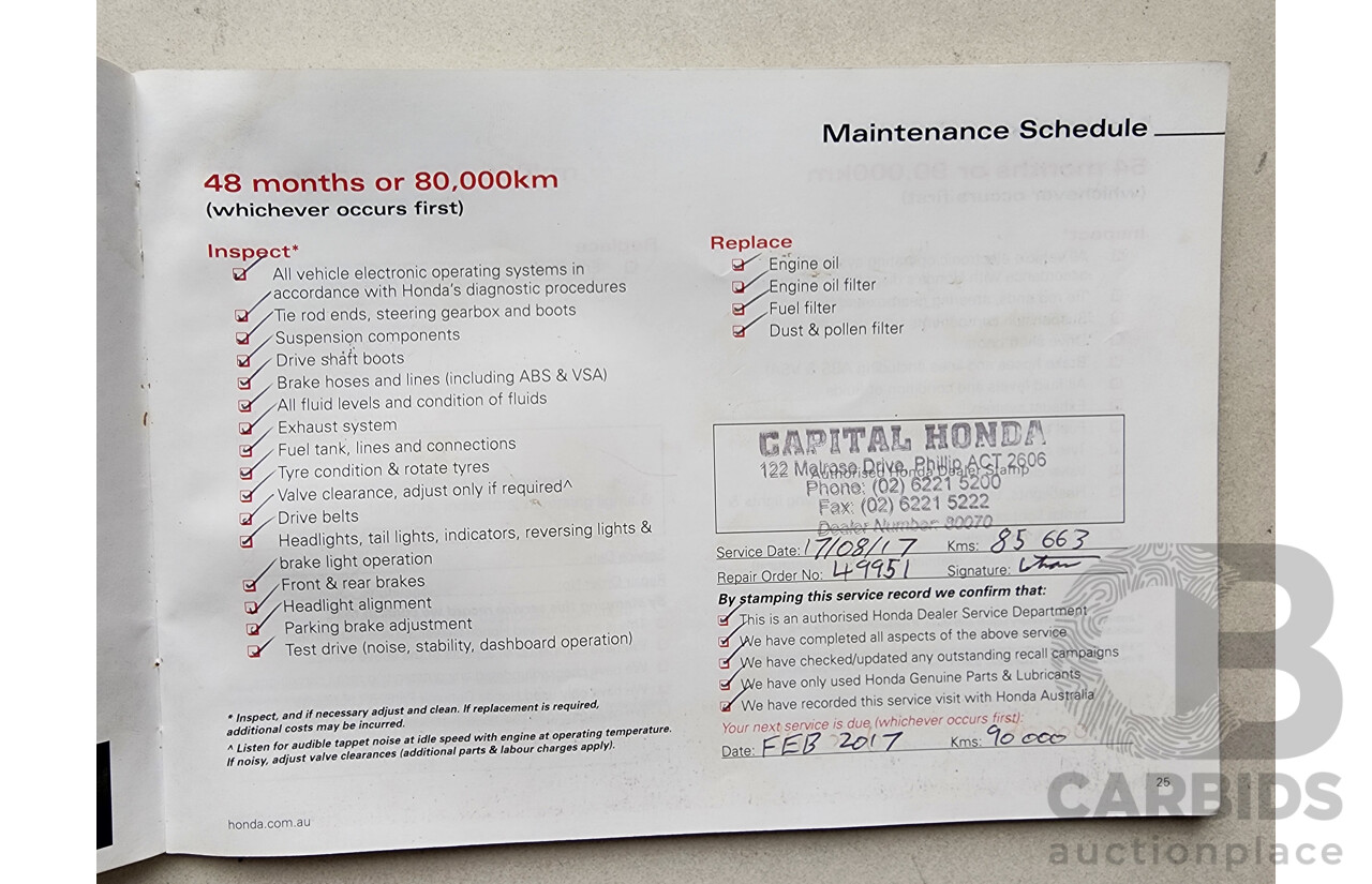 1/2012 Honda Odyssey Luxury RB MY12 4d Wagon Grey 2.4L