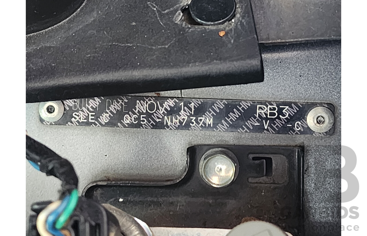 1/2012 Honda Odyssey Luxury RB MY12 4d Wagon Grey 2.4L