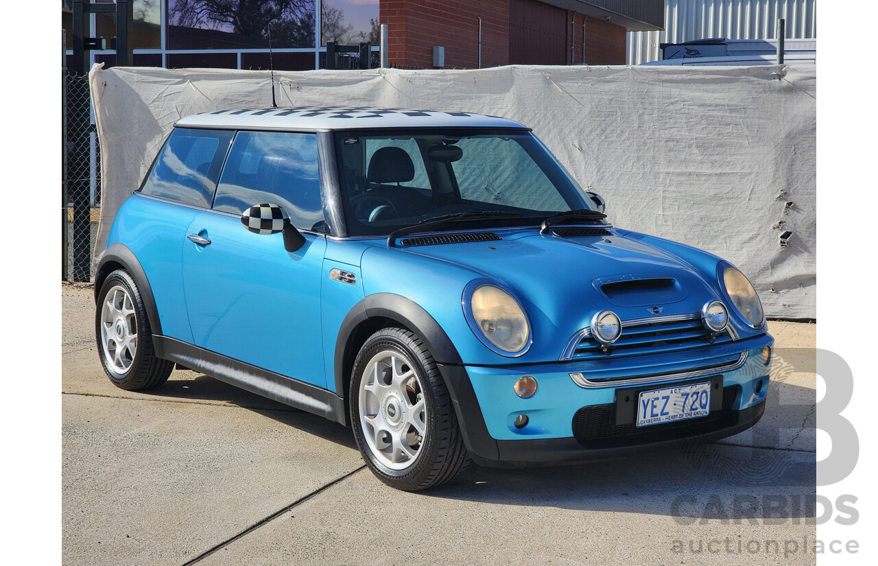 9/2002 Mini Cooper S R53 2d Hatchback Blue 1.6L