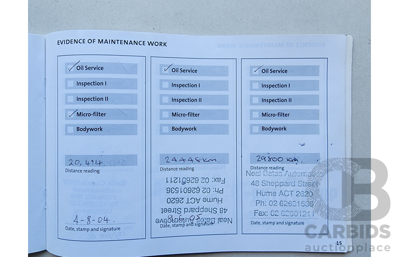 9/2002 Mini Cooper S R53 2d Hatchback Blue 1.6L