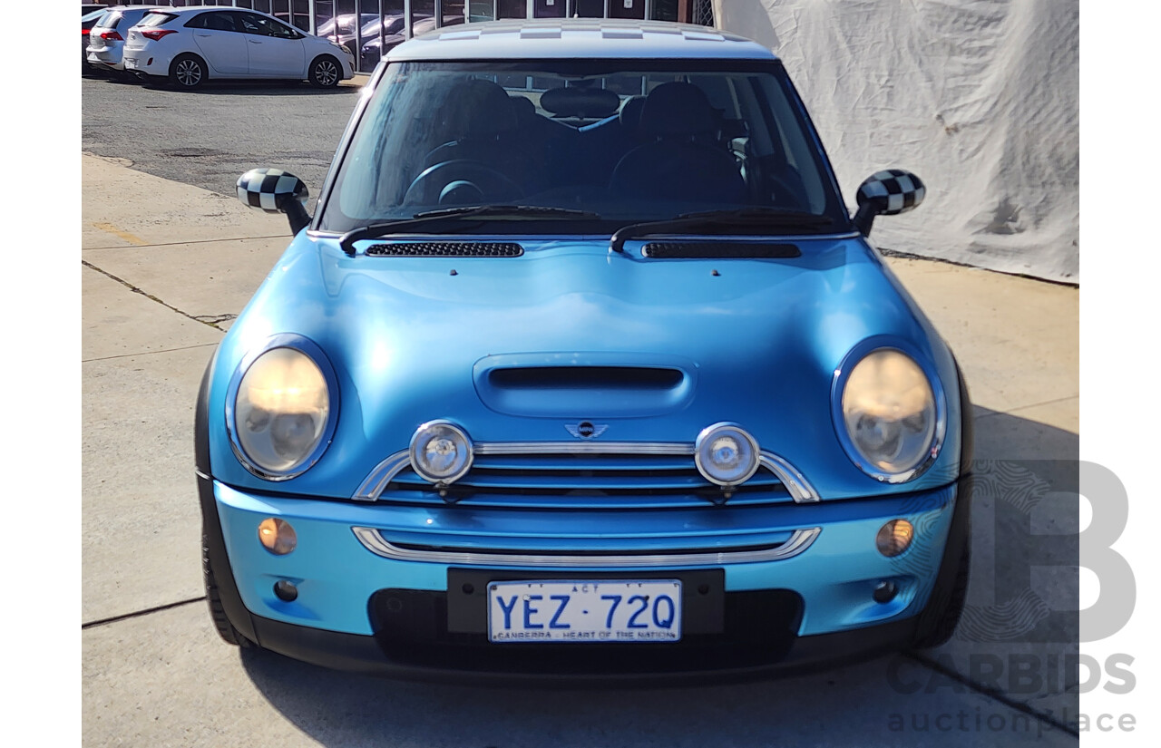 9/2002 Mini Cooper S R53 2d Hatchback Blue 1.6L