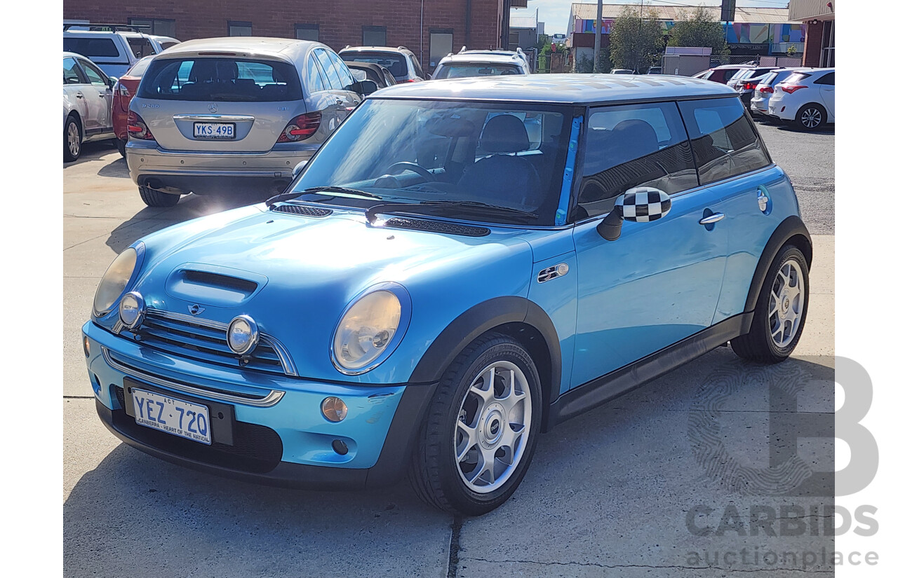 9/2002 Mini Cooper S R53 2d Hatchback Blue 1.6L