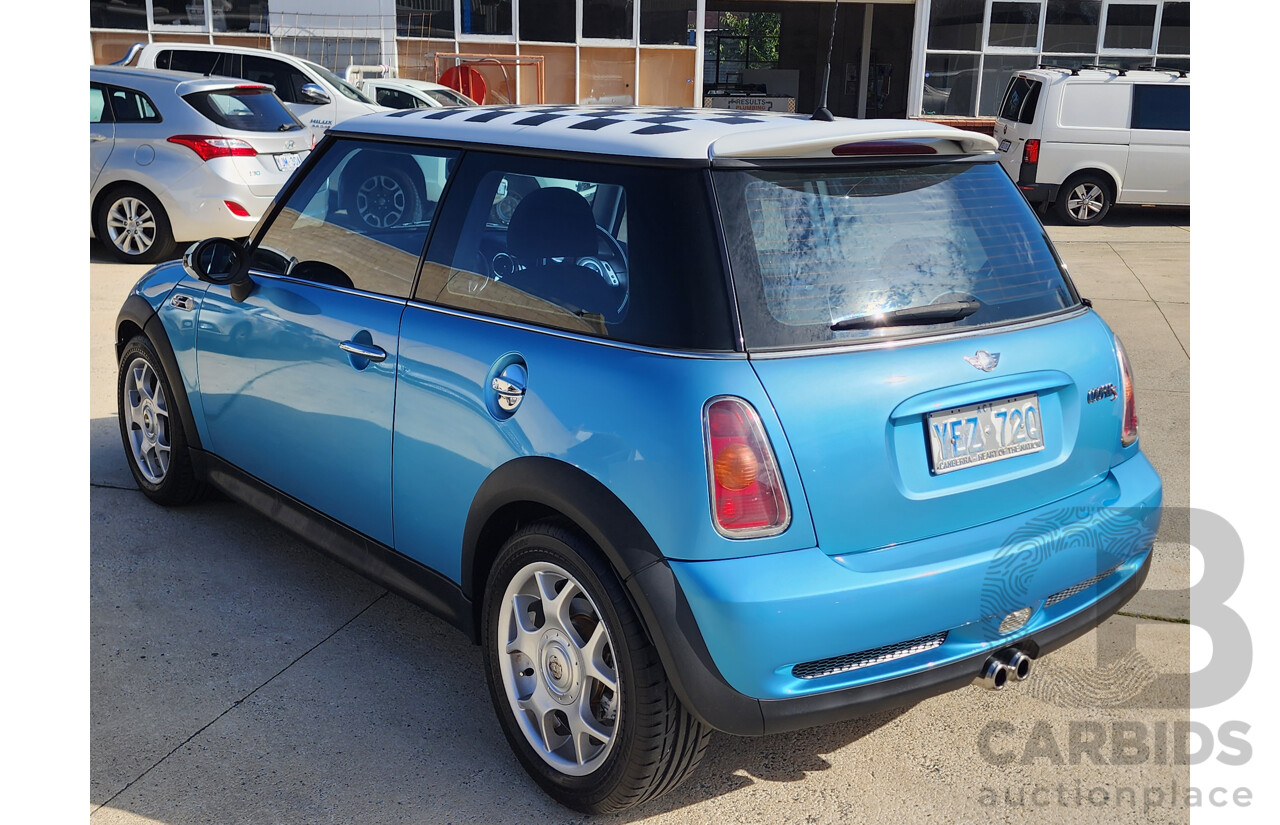 9/2002 Mini Cooper S R53 2d Hatchback Blue 1.6L