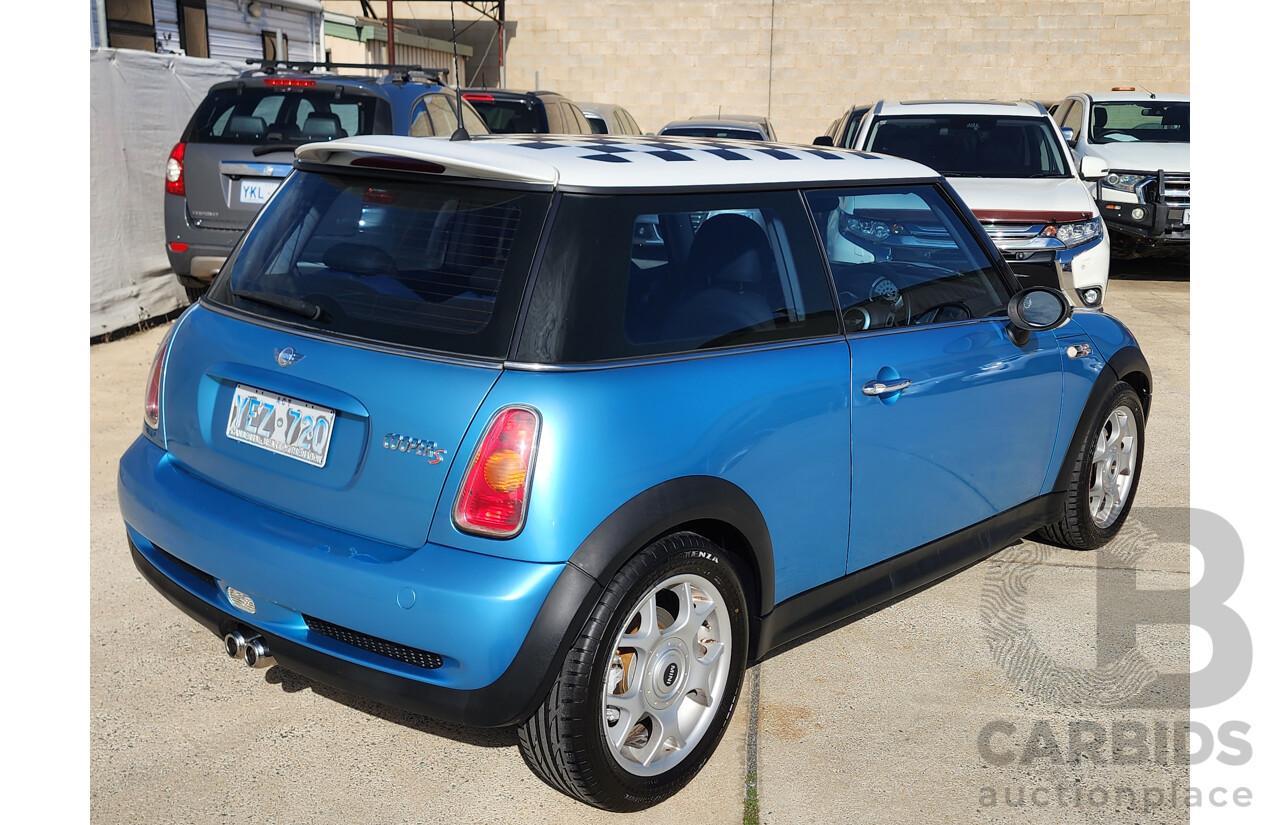 9/2002 Mini Cooper S R53 2d Hatchback Blue 1.6L
