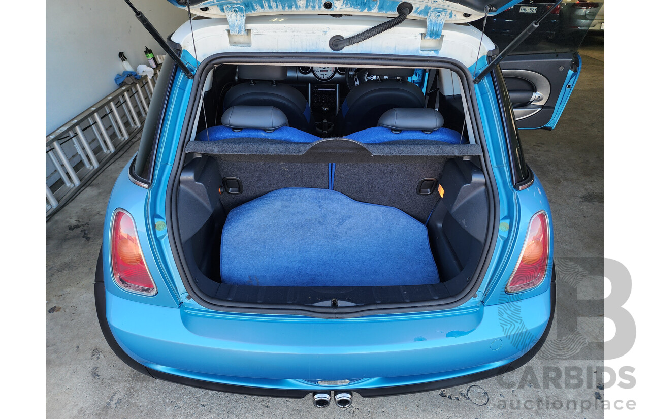 9/2002 Mini Cooper S R53 2d Hatchback Blue 1.6L