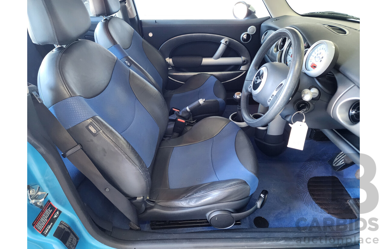9/2002 Mini Cooper S R53 2d Hatchback Blue 1.6L