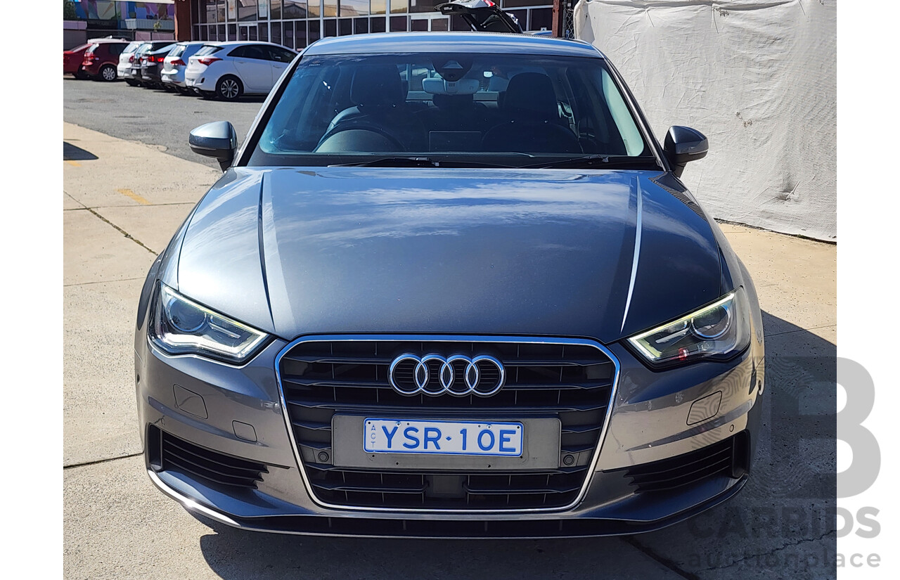 1/2016 Audi A3 1.4 TFSI Attraction COD 8V MY16 4d Sedan Grey 1.4L