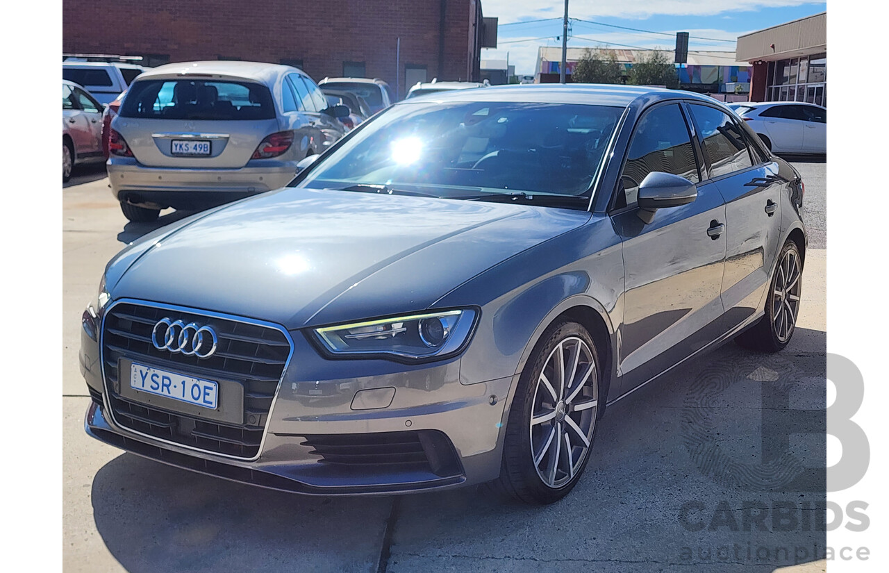 1/2016 Audi A3 1.4 TFSI Attraction COD 8V MY16 4d Sedan Grey 1.4L