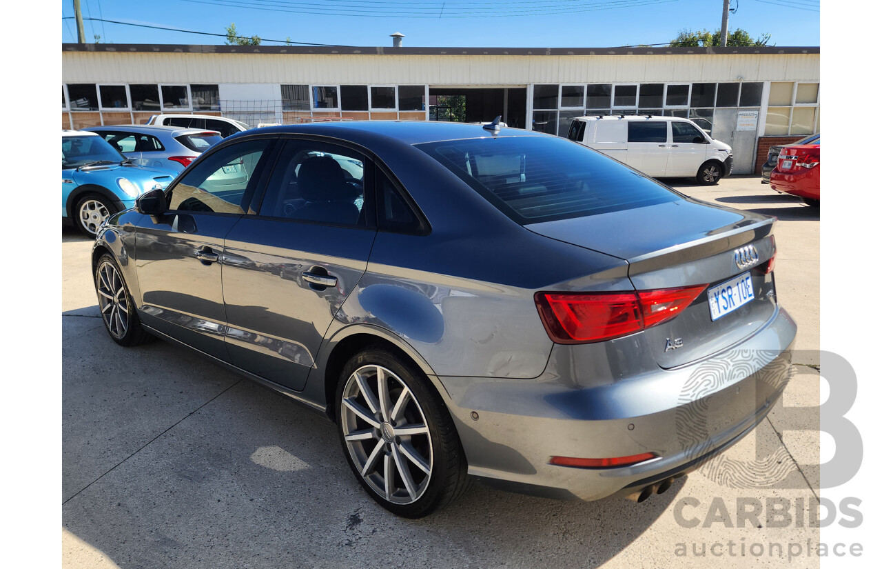 1/2016 Audi A3 1.4 TFSI Attraction COD 8V MY16 4d Sedan Grey 1.4L