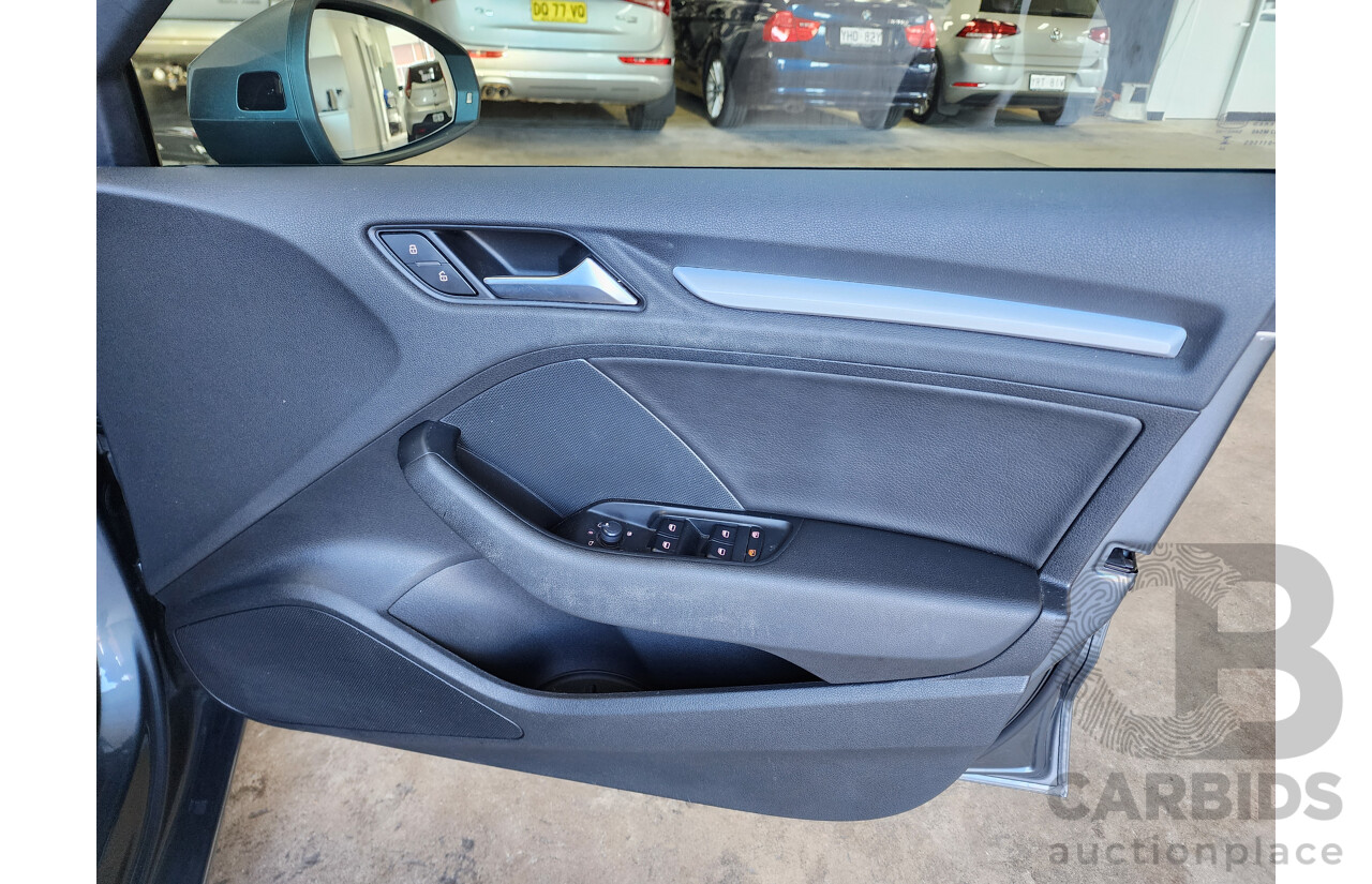 1/2016 Audi A3 1.4 TFSI Attraction COD 8V MY16 4d Sedan Grey 1.4L