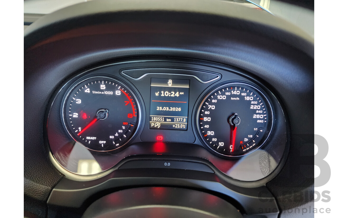 1/2016 Audi A3 1.4 TFSI Attraction COD 8V MY16 4d Sedan Grey 1.4L