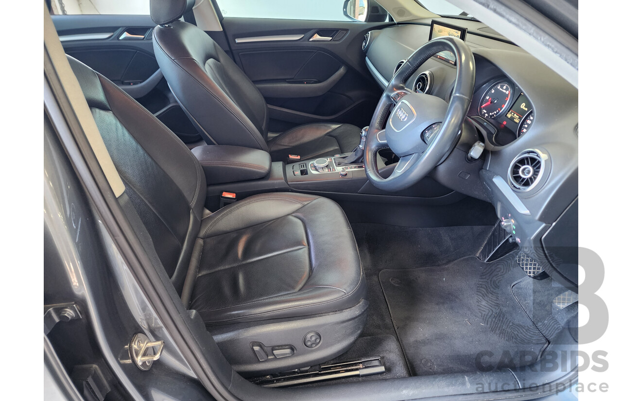 1/2016 Audi A3 1.4 TFSI Attraction COD 8V MY16 4d Sedan Grey 1.4L