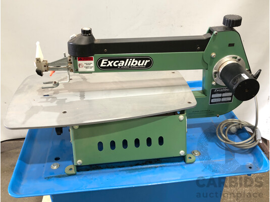 1663372 · Excalibur 21 Inch Scroll Saw with Metal Cabinet/Stand