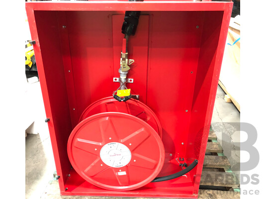 1663384 · FlameStop Fire Hose Reel, Plumbing and Cabinet