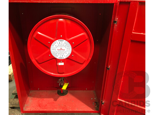 1663385 · FlameStop Fire Hose Reel, Plumbing and Cabinet