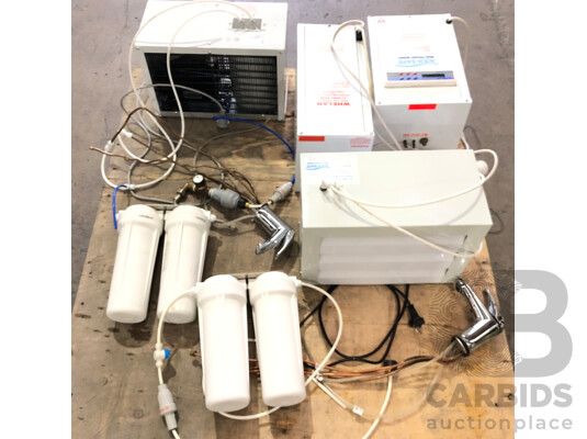 1663400 · Selection of Aqua Safe and Whelan Water Chilling/Boiling Components - Lot of Eight