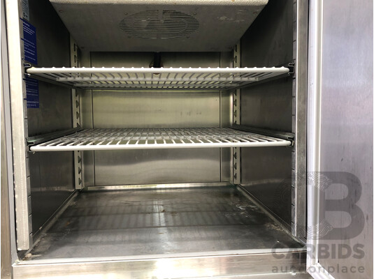 1663259 · Williams Garnet Stainless Steel Two Door Upright Refrigerator/Freezer
