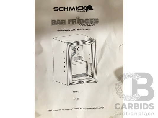 1663305 · Schmick 21 Litre Mini Bar Fridge