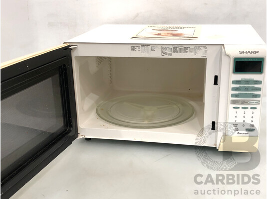 1663325 · Sharp Carousel 1200 Watt Microwave Oven