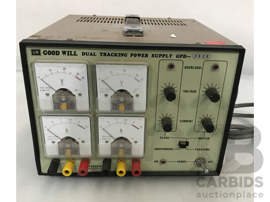 1663333 · Good Will Dual Tracking Power Supply