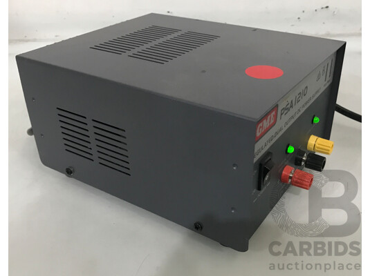 1663335 · GME (PSA 1210) Regulated Dual Output DC Power Supply