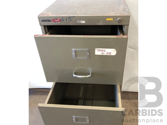 1663342 · Duff Steel C Class Four Drawer Filing Cabinet