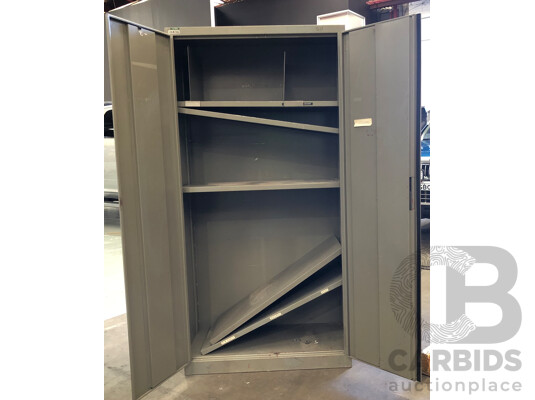1663338 · Duff Steel Two Door Storage Cabinet