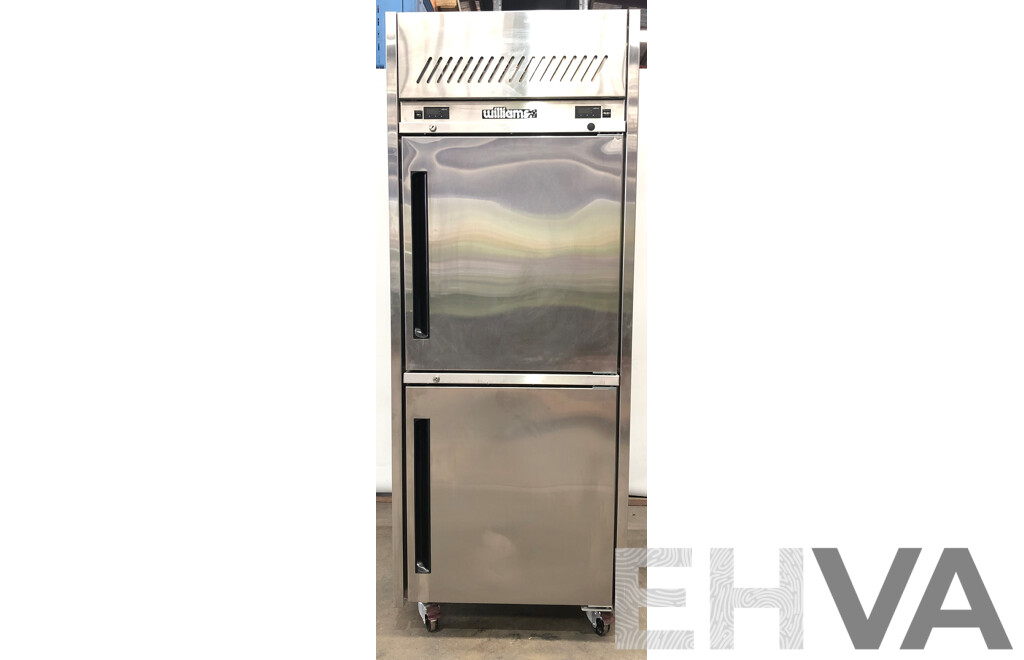 Williams Garnet Stainless Steel Two Door Upright Refrigerator/Freezer