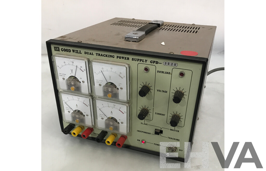 Good Will Dual Tracking Power Supply