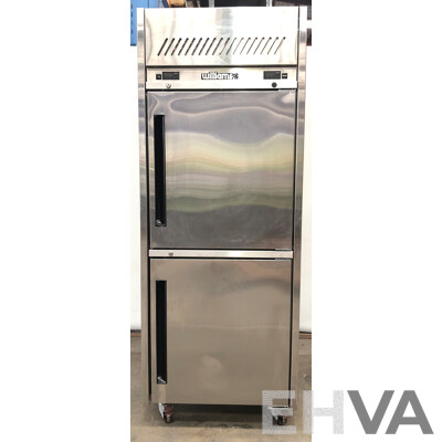 Williams Garnet Stainless Steel Two Door Upright Refrigerator/Freezer