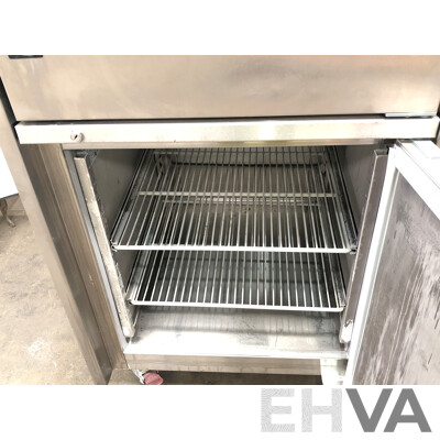 Williams Garnet Stainless Steel Two Door Upright Refrigerator/Freezer