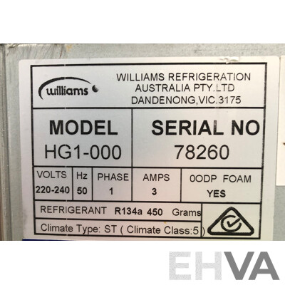 Williams Stainless Steel Upright Refrigerator