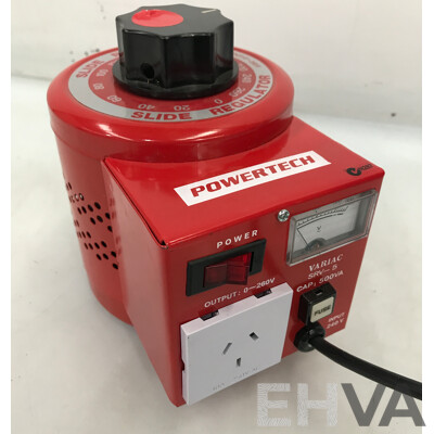 Powertech Variac SRV-5 Variable Laboratory Autotransformer