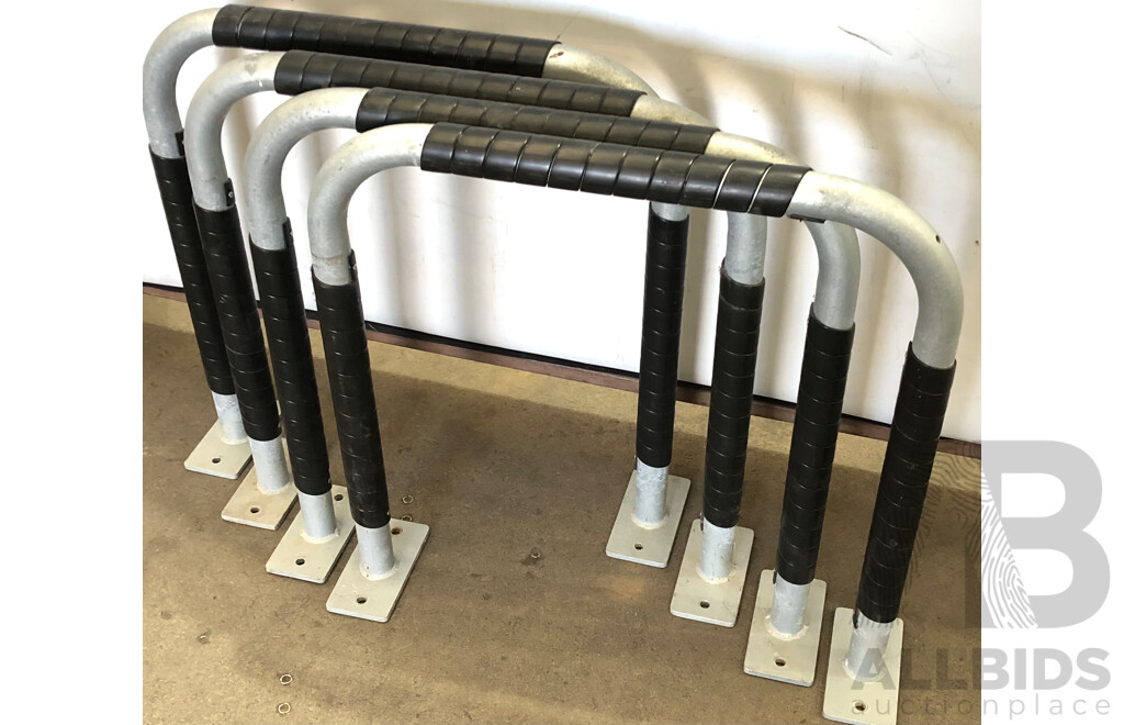 800mm U Shaped Bollards  - Lot of Four