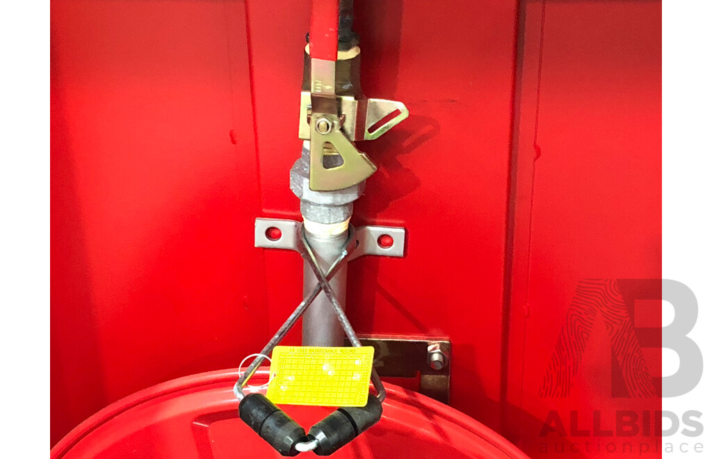 FlameStop Fire Hose Reel, Plumbing and Cabinet