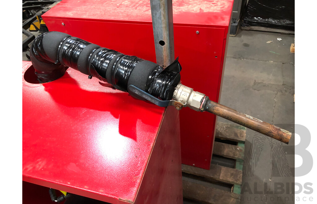 FlameStop Fire Hose Reel, Plumbing and Cabinet