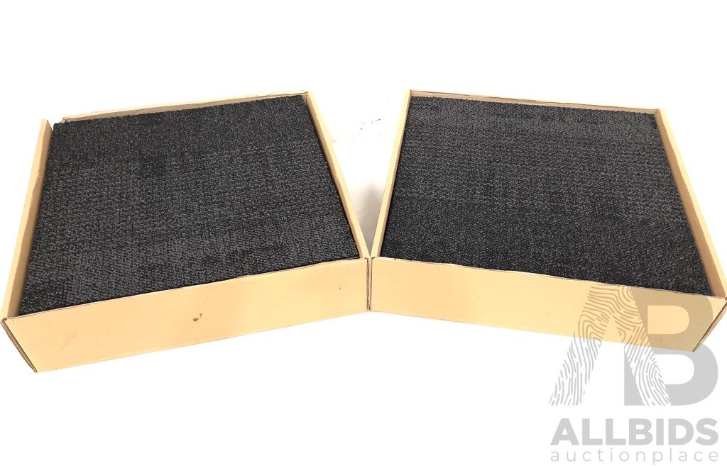 Interface 500mm Square Commercial Carpet Tiles - 9 Square Meters - New