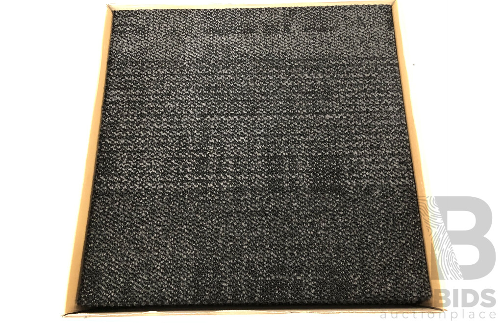 Interface 500mm Square Commercial Carpet Tiles - 9 Square Meters - New