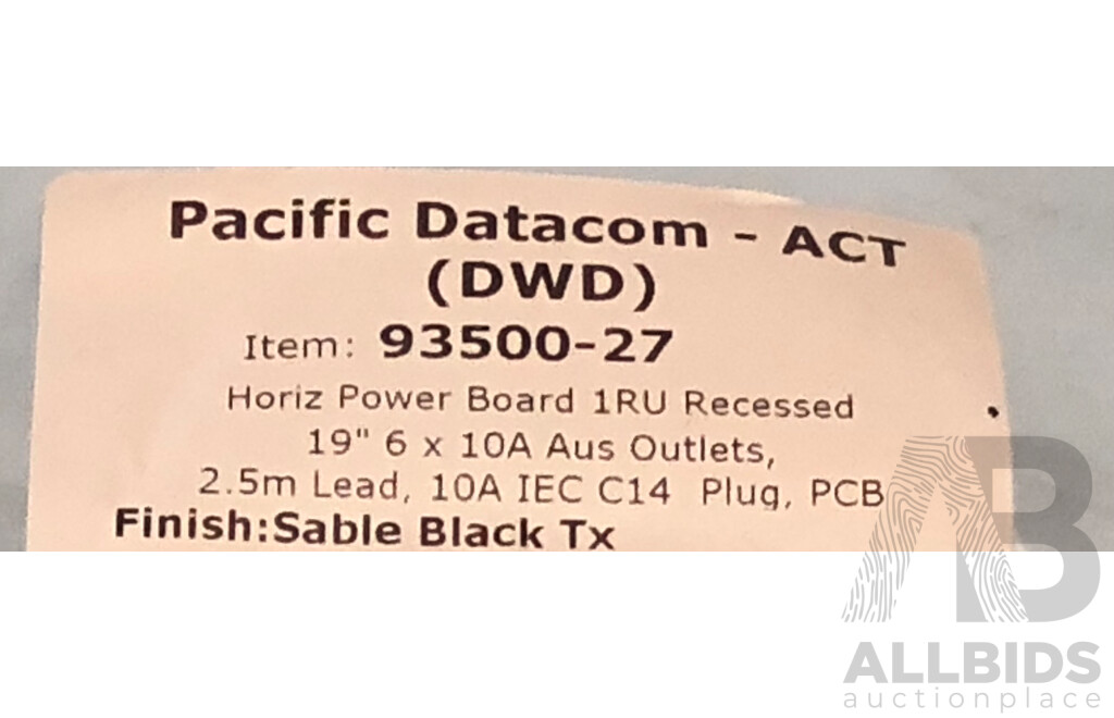 Pacific Datacom Power Distribution Boards - Lot of Five - New