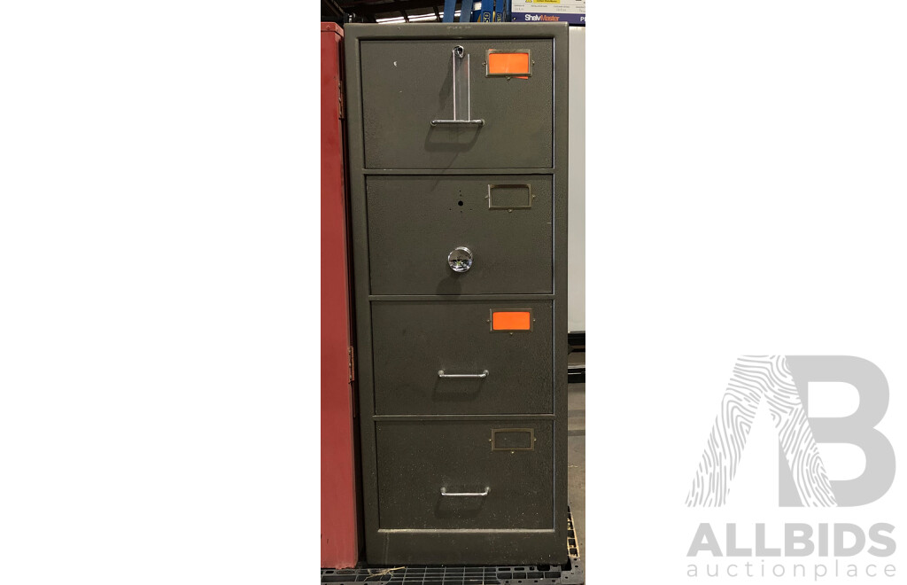 B Class Four Drawer Filing Cabinet