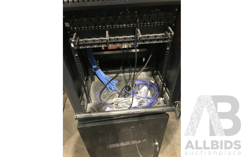 Pair of Network Cabinets and Qmax Wastewater Pump Station