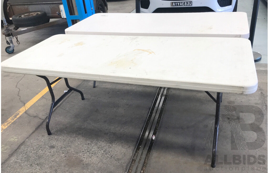 Assorted Lifetime Outdoor Tables - Lot of 3