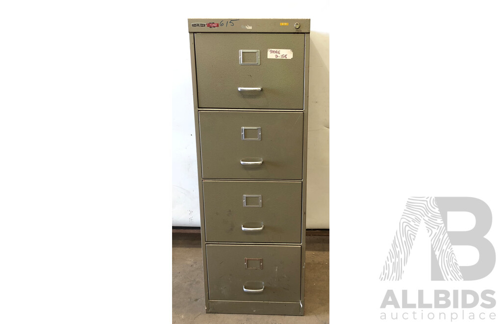 Duff Steel C Class Four Drawer Filing Cabinet