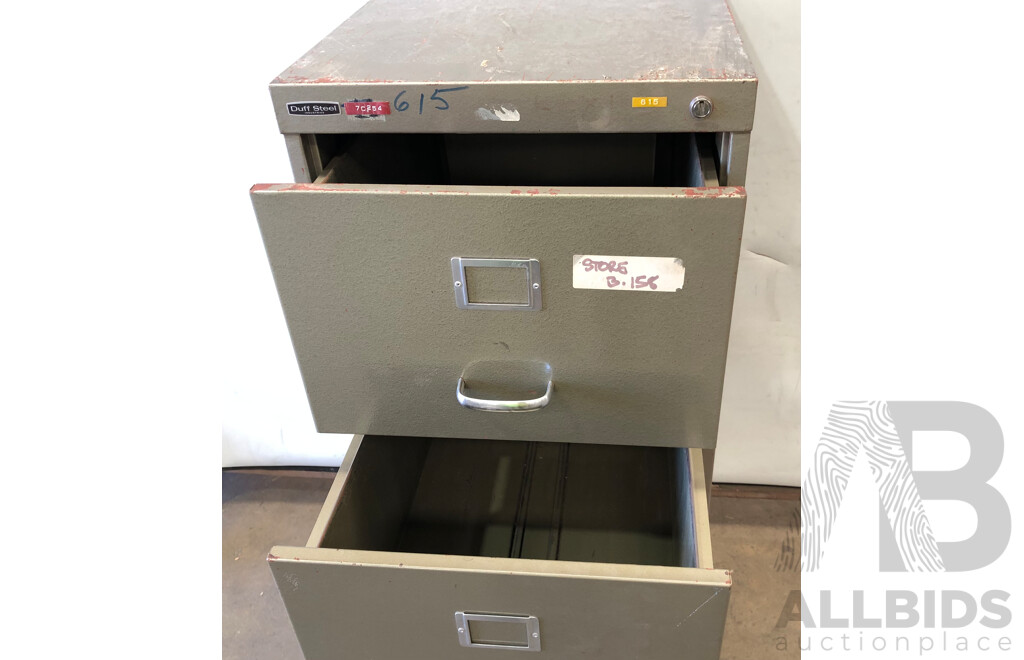 Duff Steel C Class Four Drawer Filing Cabinet