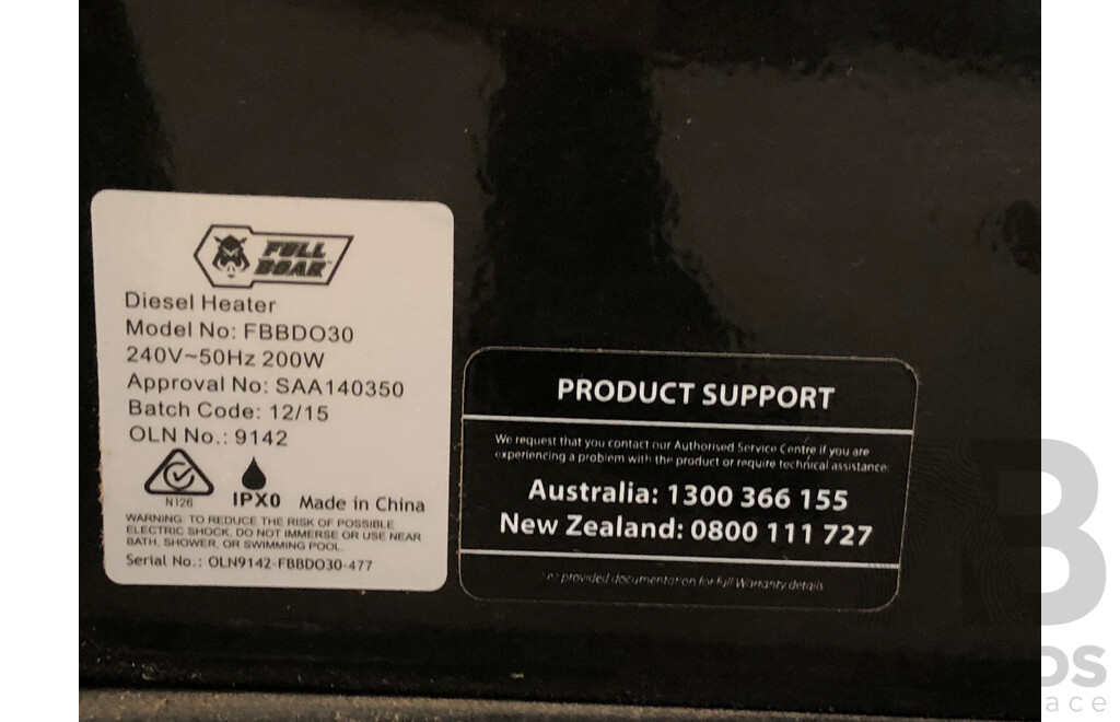 Full Boar Industrial Diesel Space Heater