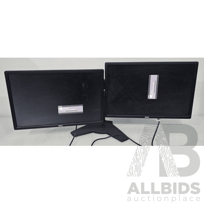 Dell UltraSharp (U2412Mb) WUXGA 24-Inch Widescreen LED-Backlit LCD Monitor - Lot of Two