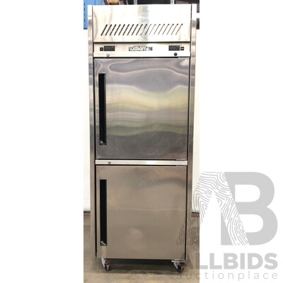 Williams Garnet Stainless Steel Two Door Upright Refrigerator/Freezer