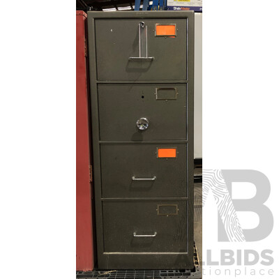 B Class Four Drawer Filing Cabinet